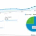 Abstract visualization of data analytics with graphs and charts showing dynamic growth.